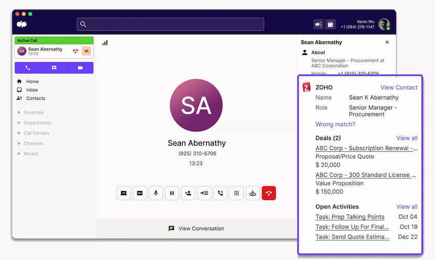 Zoho crm dialpad integration blog size