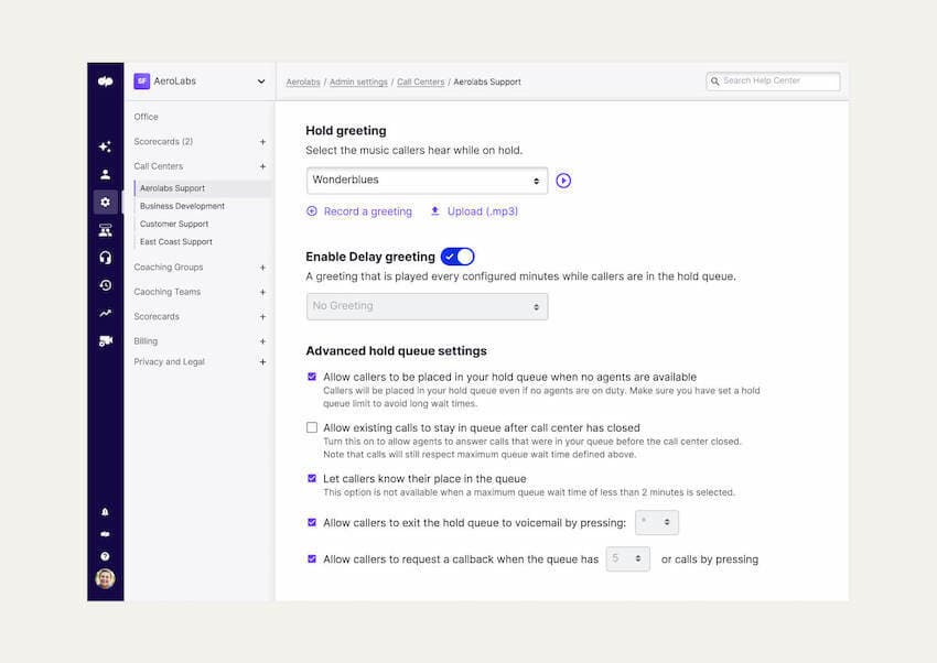Enabling In Queue Callback single card blog size