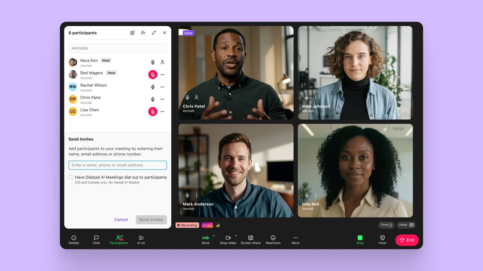 Dialpad's dial-out feature