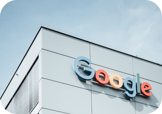 A building with the Google logo